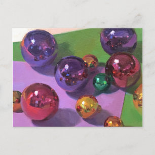 "All That Glitters" Christmas Art Postcard