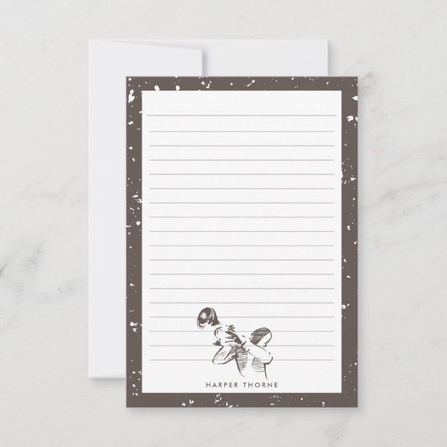 All That Jazz | Jazz Themed Stationary Card (Front)