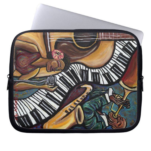 All That Jazz Laptop Sleeve (Front)