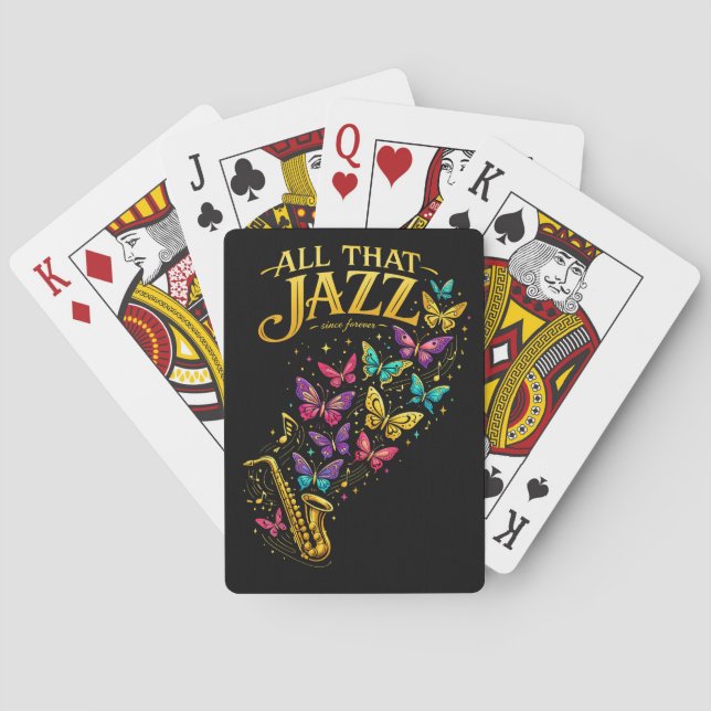 All That Jazz Playing Cards (Back)