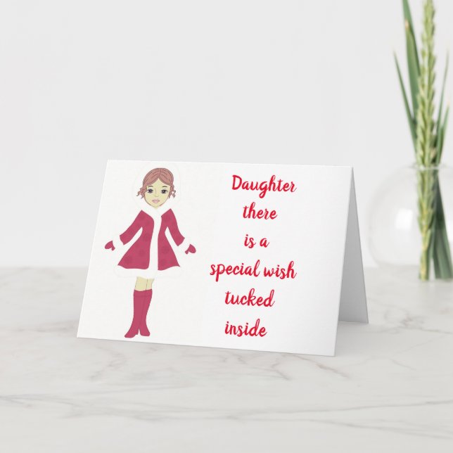 ALL THAT MAKES YOU HAPPY **DAUGHTER** CARD (Front)