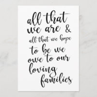 All That We Are Black and White Sign Vertical