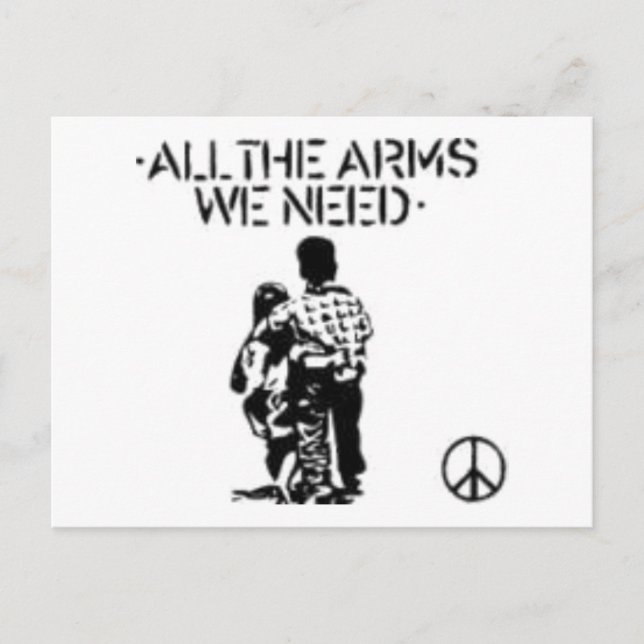 All The Arms We Need postcard (Front)