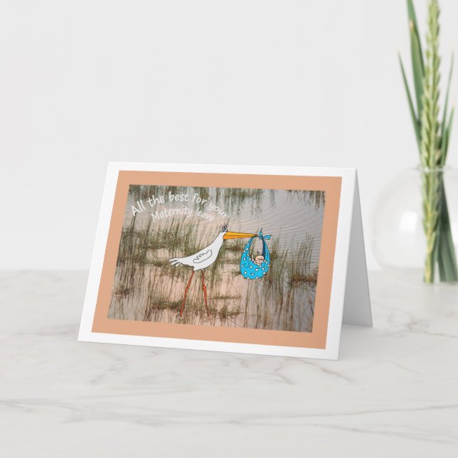 "All the best for your Maternity Leave" Card (Front)