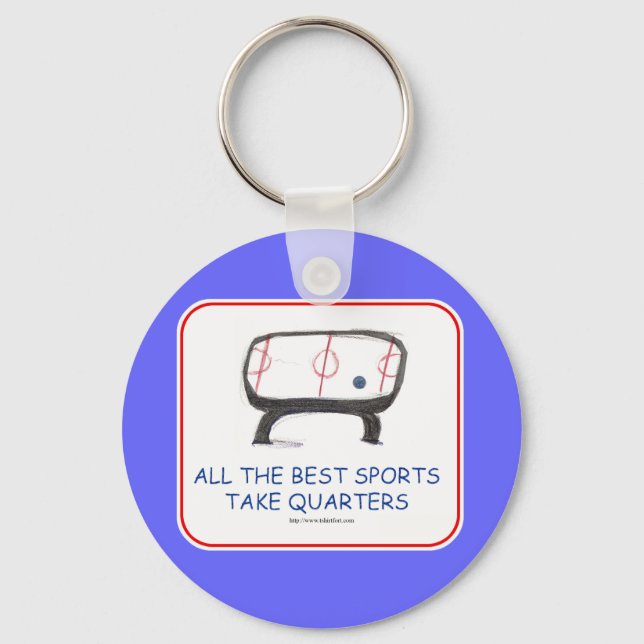 All the best sports take quarters keychain (Front)