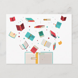 All the Books Postcard