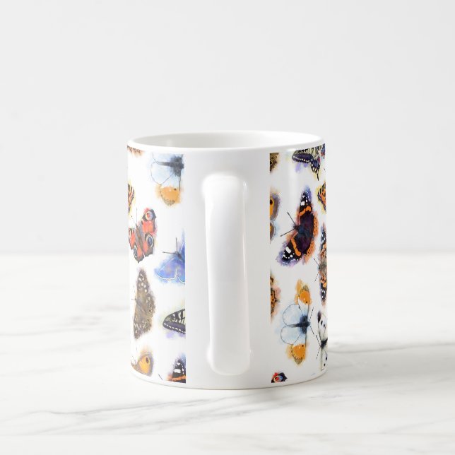 All the butterflies coffee mug (Handle)
