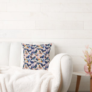All the butterflies throw pillow