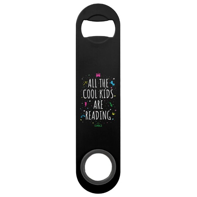 All The Cool Kids Are Reading I Bar Key (Front)