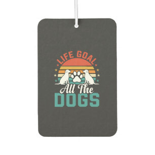 All The Dogs Retro Dog Lover Air Freshener