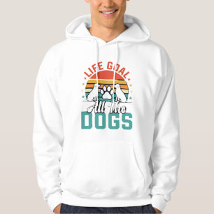 All The Dogs Retro Dog Lover Hoodie