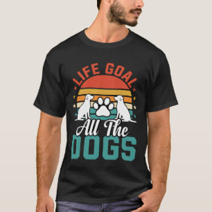 All The Dogs Retro Dog Lover T-Shirt