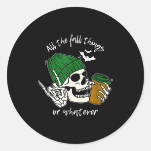 All The Fall Things Or Whatever, Western Autumn Vi Classic Round Sticker