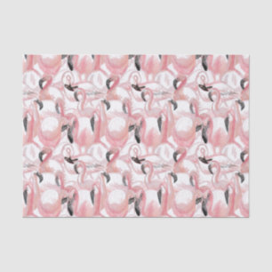 all the flamingos tissue paper