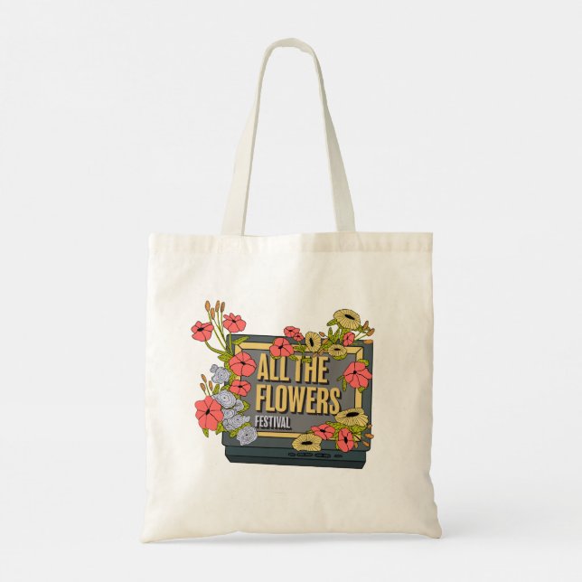 All the Flowers Festival  Tote Bag (Back)