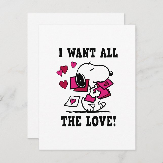 All The Love Valentine Enclosure Card (Front/Back)