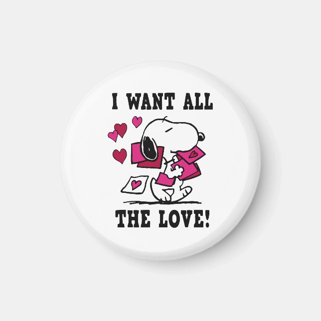 All The Love Valentine Magnet (Front)