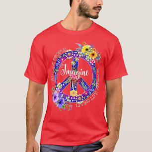 all the people imagine living life in peace T-Shirt