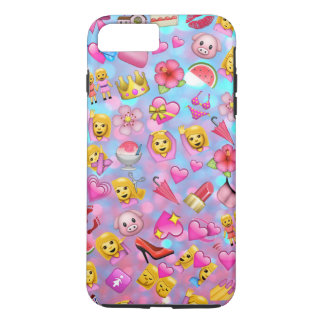 All the Pink Girl Emojis Collage Pattern Case-Mate iPhone Case