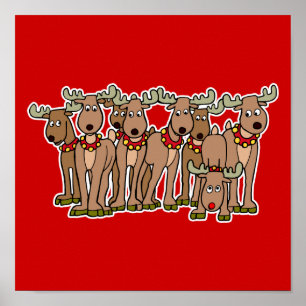 all the reindeer poster