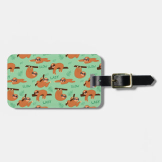 all the sloths luggage tag