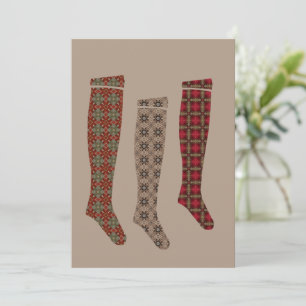 All The Stockings Were Hung  Holiday Card