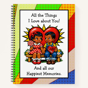 All The Things I love About You Valentine Notebook