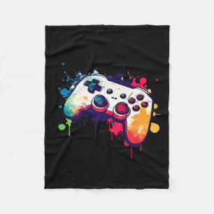 All The Things Video Game Controller Gamer Boys Me Fleece Blanket