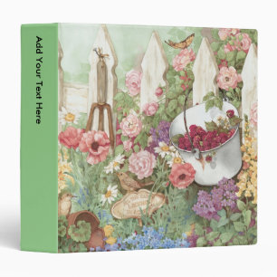 All the World/Earth Laughs in a Garden Binder