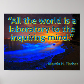 All the World is a Laboratory Poster