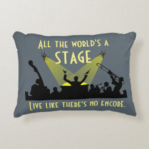 All the World's a Stage Accent Pillow