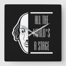 All The World's A Stage Shakespeare Quote Thespian