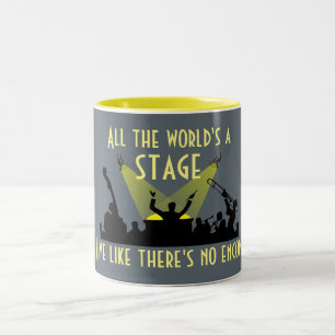 All the World's a Stage Two-Tone Coffee Mug