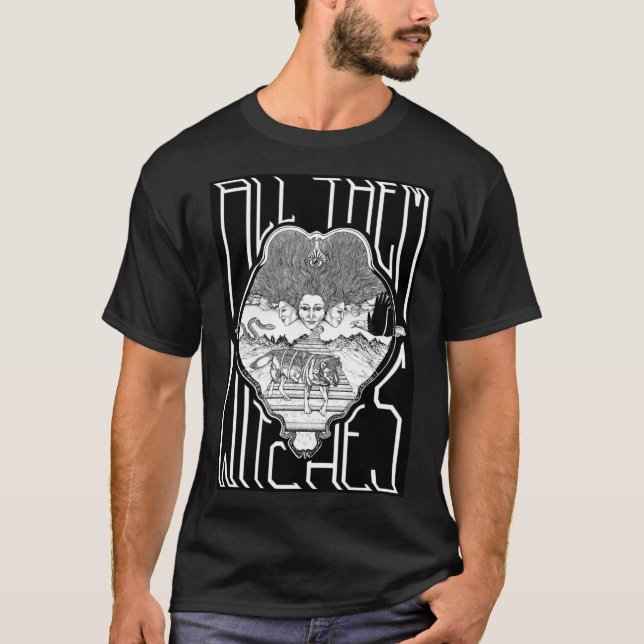 All them witches  ATW black and white  Classic T-S T-Shirt (Front)