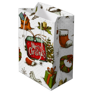 All Things A Merry Christmas Medium Gift Bag