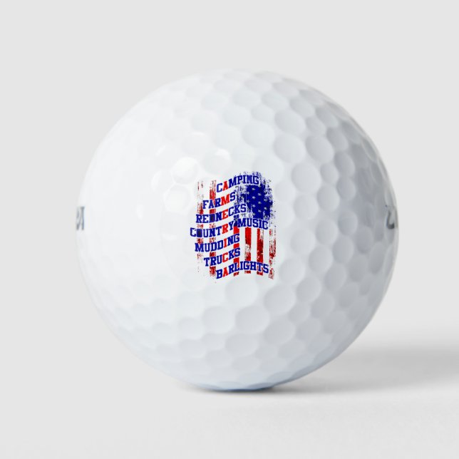 All Things America Golf Balls (Front)