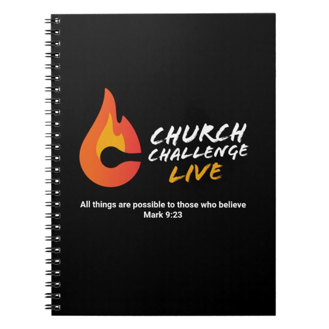 ALL THINGS ARE POSSIBLE Church Challenge Notebook (Front)
