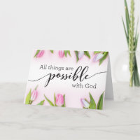 All things are possible with God