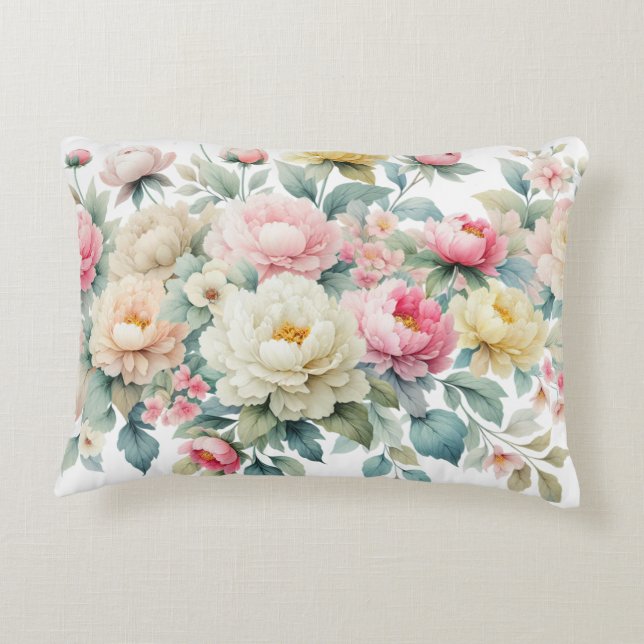 "All things Beautiful" Accent Pillow (Back)