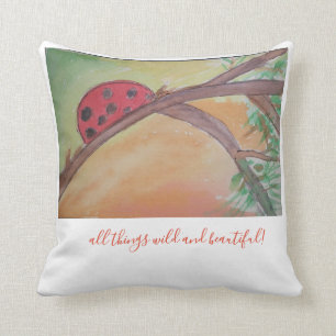 all things bright and beautiful throw pillow