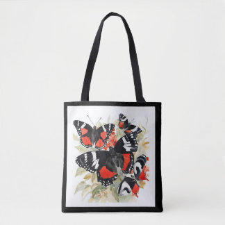 All Things Butterflies Callicore kolyma Black Whit Tote Bag