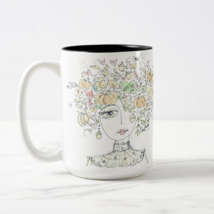 "All things Fall" Two-Tone Coffee Mug
