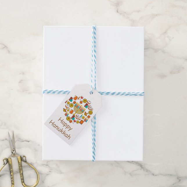 All Things Hanukkah Gift Tag (With Twine)