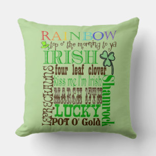 All Things Irish Throw Pillow