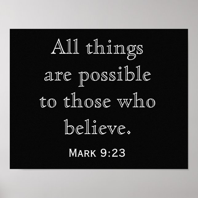 All things Possible -- Art Print (Front)