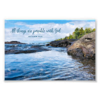 All Things Possible With God Inspiring Photography