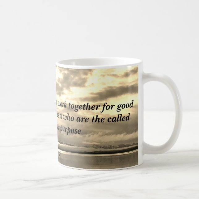 All Things...Romans 8:28 Coffee Mug (Right)