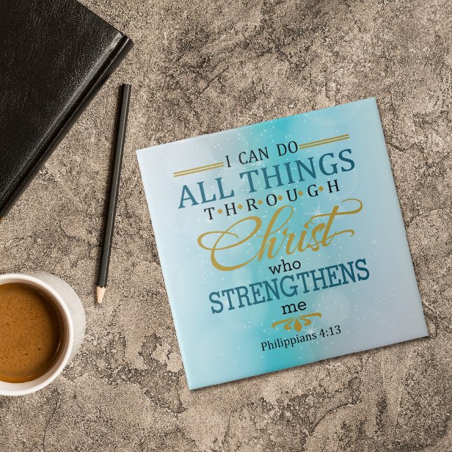 All Things Through Christ Tile (Creator Uploaded)