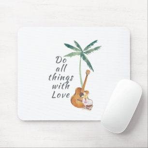All Things With Love Tropical Mouse Pad