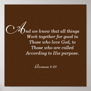 All things Work together for good Poster